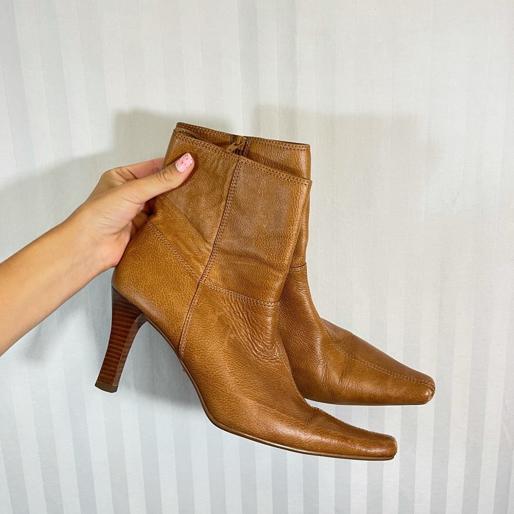 Western Style Leather Booties